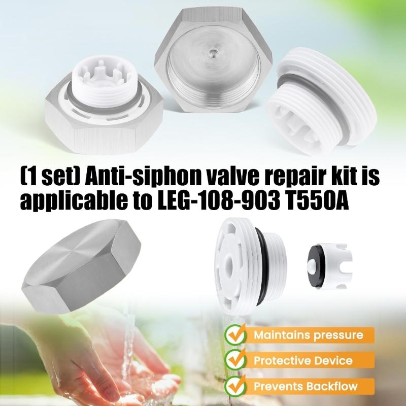 Heavy Duty Metal Anti Siphon Valves Repair Kits Outdoor Faucet Repair Kit for Plumbing Fixtures Simple Installation