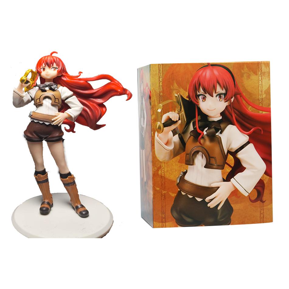20cm/25cm The Magician Roxy Migurdia Action Figure Mushoku Tensei Jobless Reincarnation Anime PVC flower Articulated Poseable Detailed Movable Scale