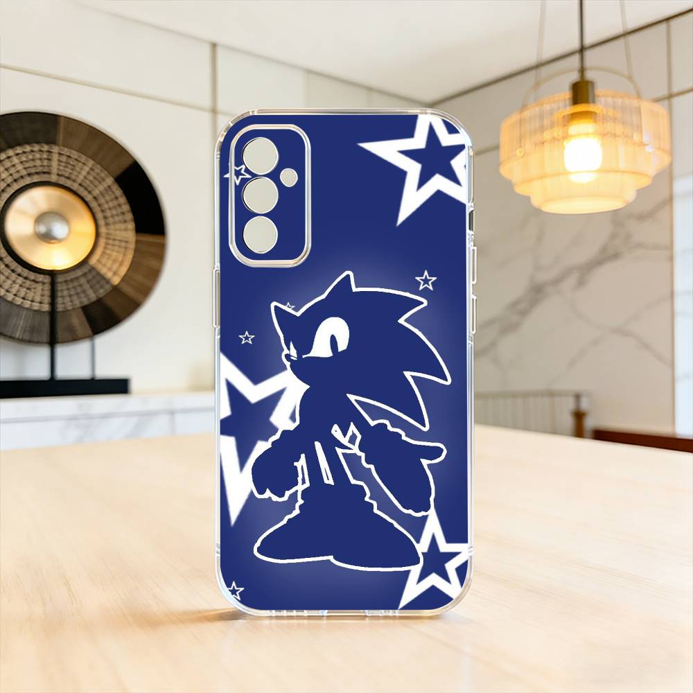 

S-Shadow S-Sonic Phone Case For SamsungA10,12,20,21S,30,31,40,50,51,52,70,71 Transparent Cover Samsung a12