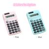 Mini Cute Calculator 8 Digits Display Solar & Battery Dual Power Portable Electronics Calculator Accounting Tool for