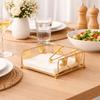 Hollow Out Napkin Holder Vintage Napkin Tray Sturdy Paper Organizer  Desktop Placement