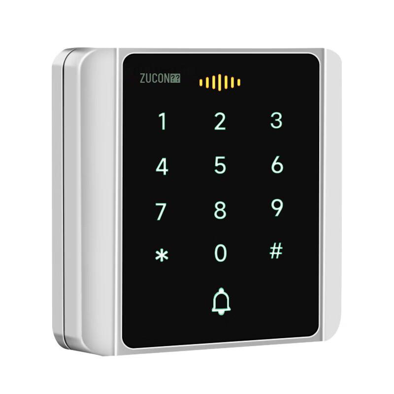 ZUCON Zinc Alloy Waterproof Touch Access Control Reader CN plug (adapter included)