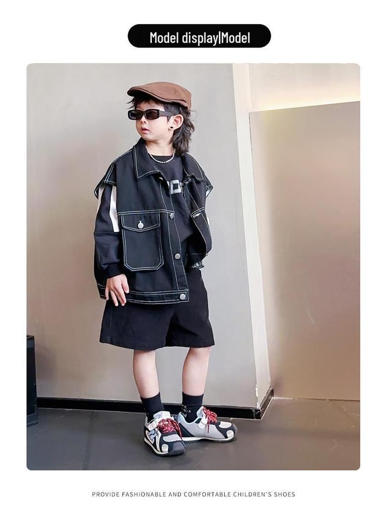 Korean Running Shoes for Kids: 2025 Spring/Autumn Fashion Sneakers for Medium and Large Girls and Boys
