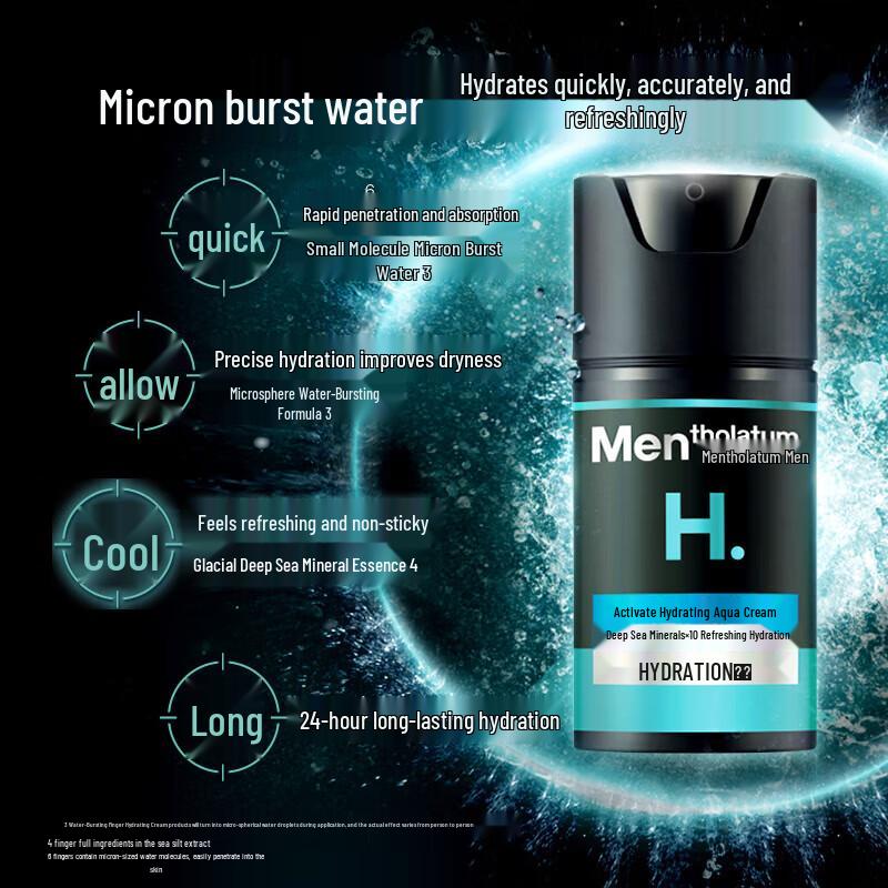 Mentholatum Men's Active Hydration Water Cream