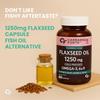 Carbamide Forte Kaltgepresste Omega 3 6 9 Kapseln 1250 mg Pflanzenbasiert Tägliche Wellness-Unterstützung 60 Kapseln