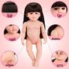 56cm Reborn Simulation Barbie Baby Doll Gift Set - Soft Gel Toy for Girls