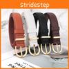 Vintage Leather Belt Women Versatile Decorative Waistband Casual Jeans Strap