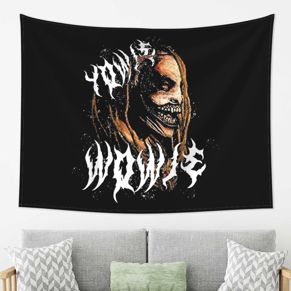 

Bray Wyatt The Fiend Tapestry Decoration Art Aesthetic Tapestries for Living Room Bedroom Home Wall Cloth Wall Hanging 74x94cm(29x37in)