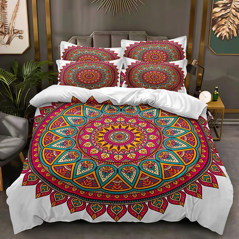 Fashion Technology Printing, 3D Digital Printing, Bedding, Duvet Covers, Pillowcases, Three-piece Sets