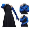 Satins Ellenbogenhandschuhe für formelle Veranstaltungen Party Kostümhandschuhe Elegante Zeremonienhandschuhe Damen Bühnenauftritte Handhandschuhe