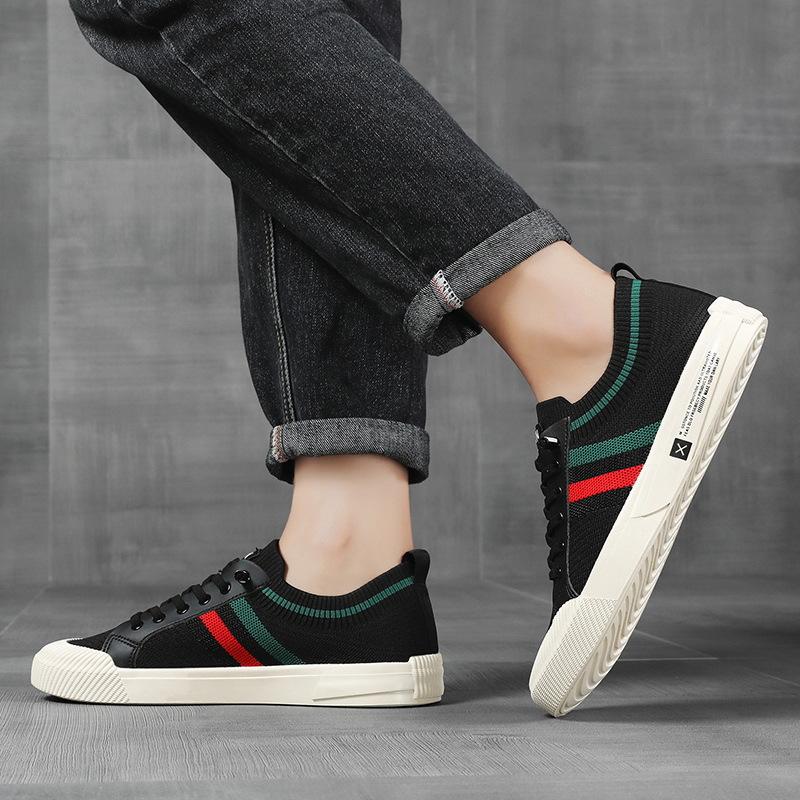 Pánské ležérní prodyšné mokasíny na podzim 2024, síťované, trendy, všestranné plátěnky