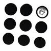 10pcs Cotton Fabric Covered Buttons Sewing Accessories for Garment Black