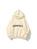 Fear of God Essentials Unisex Fleece Hoodie - Trendy Printed Sweatshirt
