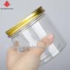 100-Opening Transparent PET Plastic Jar with Aluminum Lid for Kitchen Spices, Nuts, and Snacks