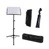 Portable Metal Music Stand Detachable Musical Instruments for Piano Violin Guitar Sheet Music Black