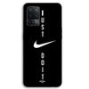 Coque Pour Oppo A94 Nike Logo Just Do It Fond Noir Maniacase