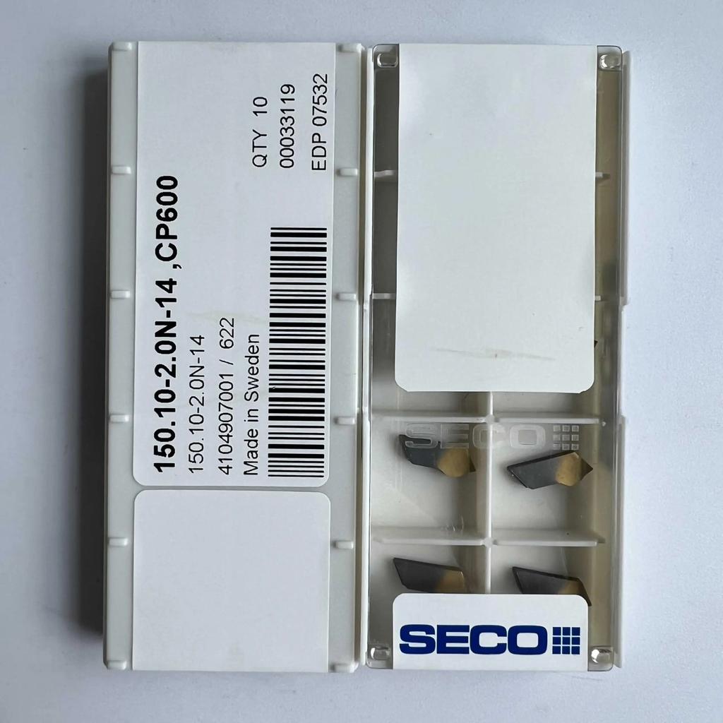 Seco / 150.10-2.0N-14, CP600 /Original Genuine CNC Alloy Blade 10 PCS