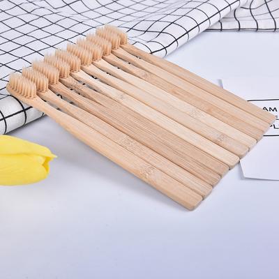 10Pcs/Oral Health Low Carbon Environmental Protection Bamboo Charcoal Toothbrush