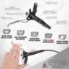 IIIPRO IV4 Bicycle Hydraulic Brakes Set 4 Piston Bike Hydraulic Disc Brake Set 160mm Road MTB Oil Pressure Brake Disc