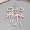 Y2K Fashion Acrylic Keychain Flower Star Love Bow Strawberry Pendant For Student Women Bag Backpack Accessories