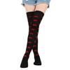 Valentines Day Over Knee Thigh High Stocking Cute Lip Heart Pattern Long Socks