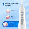 New D52Pro Oral Irrigator Rechargeable Water Flosser Portable 300ML 4 Nozzles Dental Water Jet Waterproof Teeth Cleaner