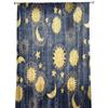 Sonne Mond Universum Himmel Transparente Vorhänge für Wohnzimmer Dekoration Fenstervorhänge für Küche Tüll Voile Organza Vorhänge