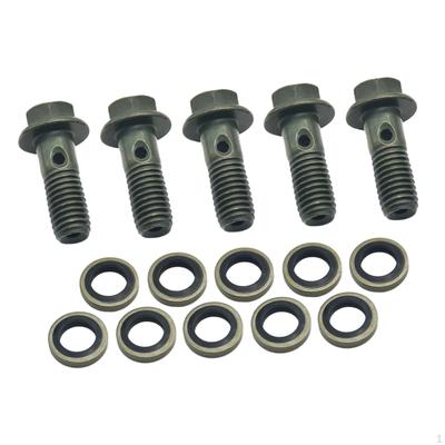 Banjo Bolt Fuel Line Adapter Wear Resistant Anti Leakage Accessories Oil Hose Screws Tube Tubing