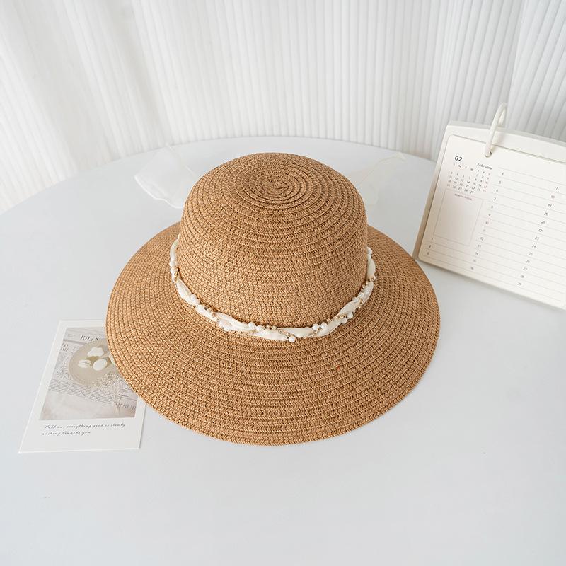 

Hat Style French Lace Bow Large Brimmed Womens Sunshade Hatscaps Fisherman хакі