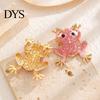 Jewelry Frog for Women, Rhinestone Stud Earrings, Sparkly Cute Sweet Cool Accessories Animal Brooch Pin, Vintage Boho Summer Beach Vacation Statement