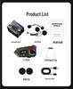 Y30A Wireless Bluetooth Helmet Earphones for Cyclists & Motorcyclists - Waterproof Intercom