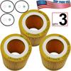 Set Of 3, Oil Filter For BMW 323i 328xi 335xi 528xi 640i M240i X4 E85 E91 F30