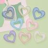 10 Stück Neu Süß Cartoon Glänzend Herz Harz Cabochon Scrapbooking DIY Schmuck Haarnadel Handwerk Dekoration Zubehör A87
