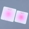 50 stk. 6,5X6,5 cm Neglekunst Displaykort Press-On Negle Pakkekort Pap Manicure Kunstig Negl Display Dekoration Pakkekort