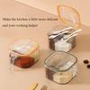 Seasoning Box, Household Kitchen Combination, Salt, Monosodium Glutamate, Seasoning Jar, Light Luxury Storage Condiments