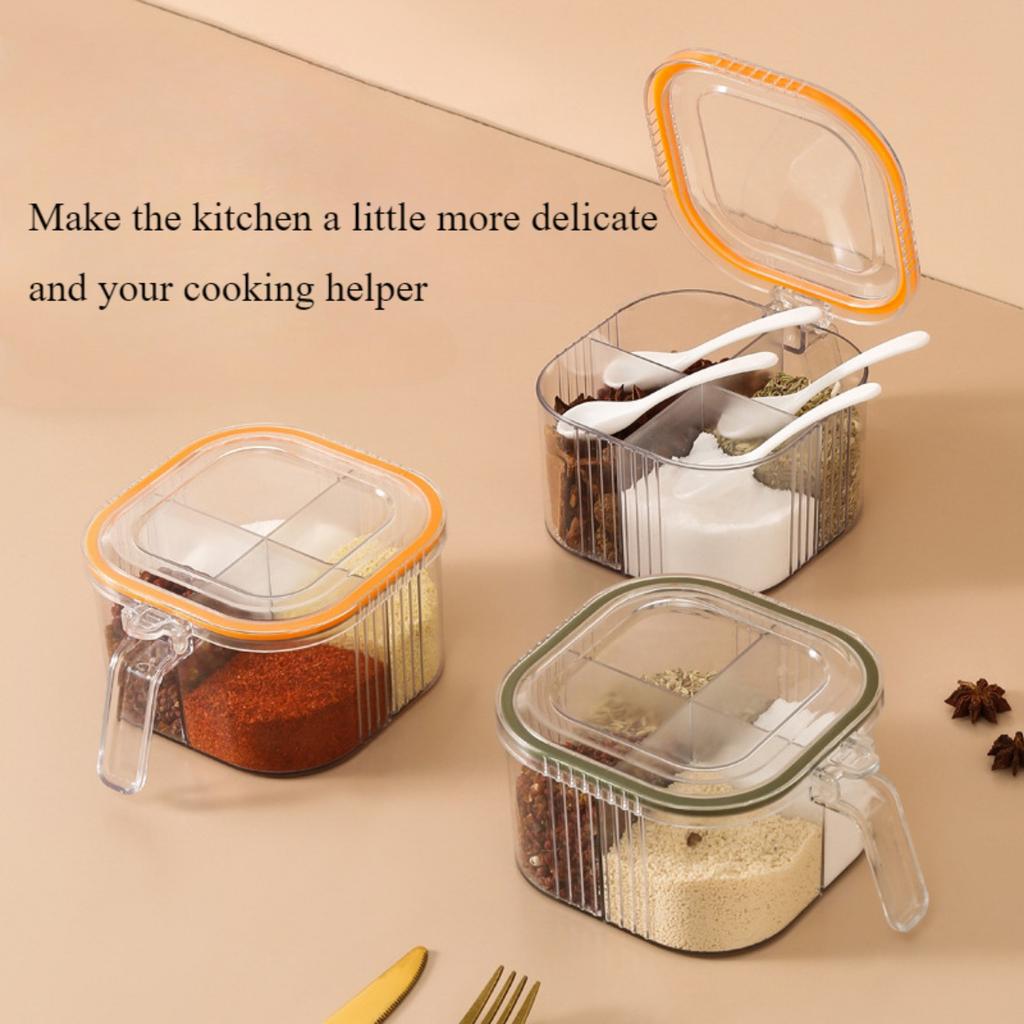 Seasoning Box, Household Kitchen Combination, Salt, Monosodium Glutamate, Seasoning Jar, Light Luxury Storage Condiments