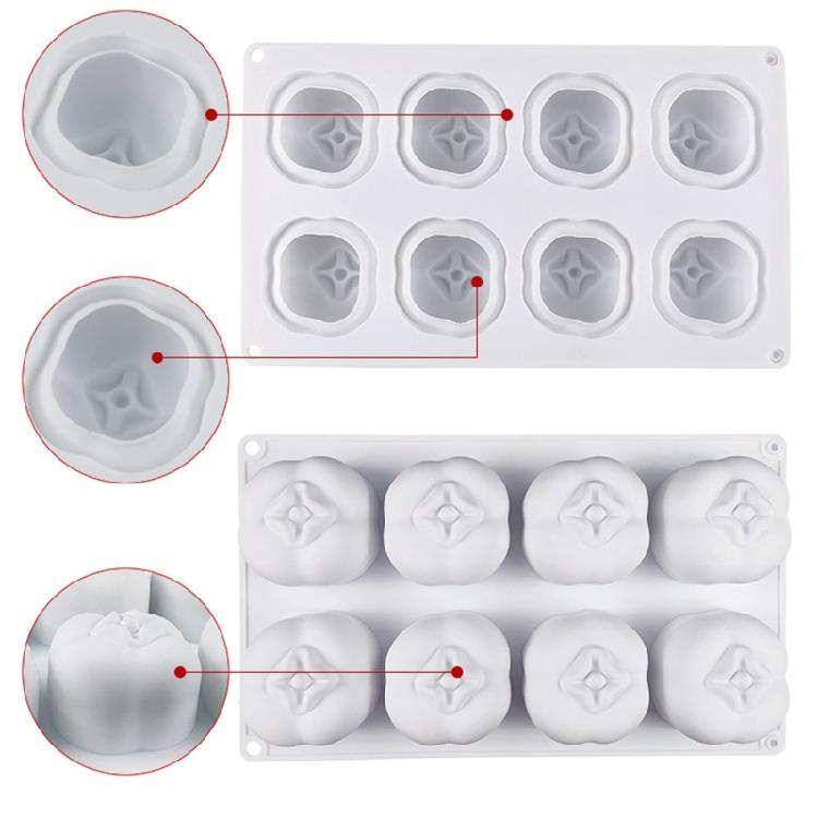 Silicone Mold 3D Persimmon Household Press Baking Utensil Bakeware Decoration
