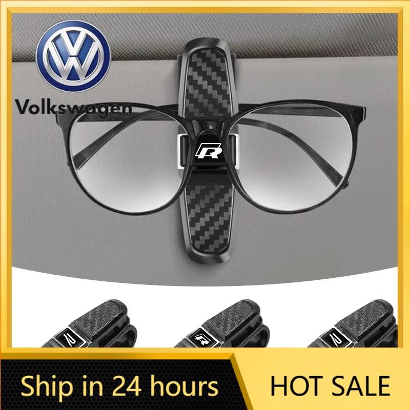 2026 Nové Pro VOLKSWAGEN VW Auto Clona Klip na sluneční brýle Držák na brýle do auta Držák na brýle pro Volkswagen VW Jetta R-line GTI R