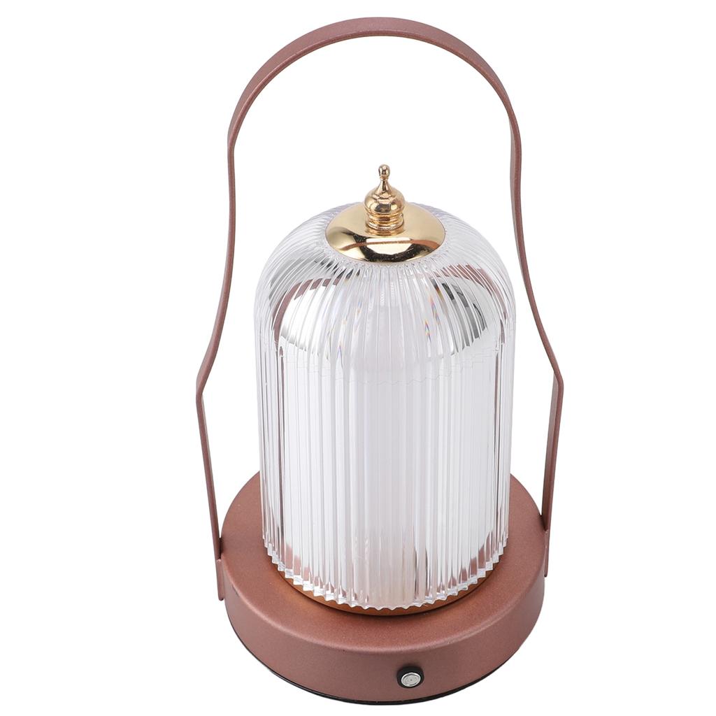 Table Lamp Portable USB Charging 3600mAh Touch Control Stepless Dimmable 3 Color Temperature Cordless Lantern for