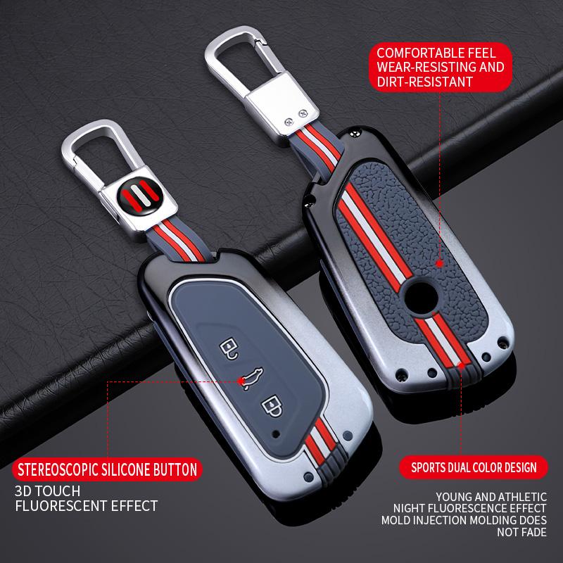 Car Key Case Cover Shell Fob For VW Volkseagen Passat B8 Magotan For Skoda Superb A7 Kodiaq Seat Shell Car Styling accessories