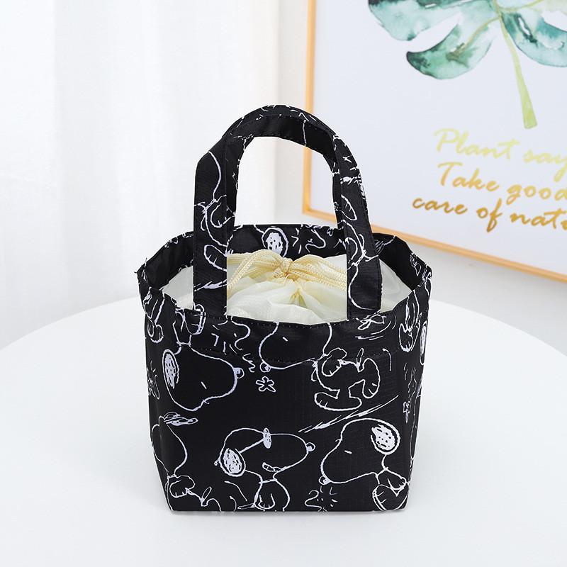 Bag Insulated Lunch With Drawstring For Outings And Picnics