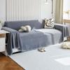 Soft Chenille Solid Color Couch Cover for Living Room Luxury Embroidery Sofa Cover Modern Simple Universal Non-slip Sofa Towel