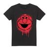 Sesame Street Unisex Adult Elmo Graffiti T-Shirt