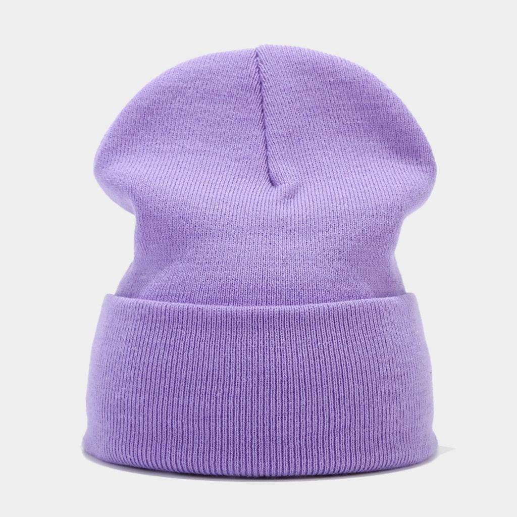 Strickmützen, Damenhüte, Einfarbige Hüte, Herbst- und Winterhüte, Glatt gestrickte Mützen, Bommelmützen, Herrenhüte, Outdoor-Hüte, Kalte Hüte, Warme Hüte