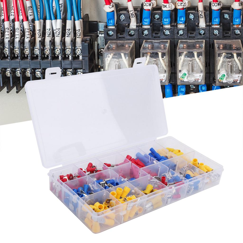 236Pcs Crimping Terminals Set Insulating Tube Connector Block Wire Connection Accessories