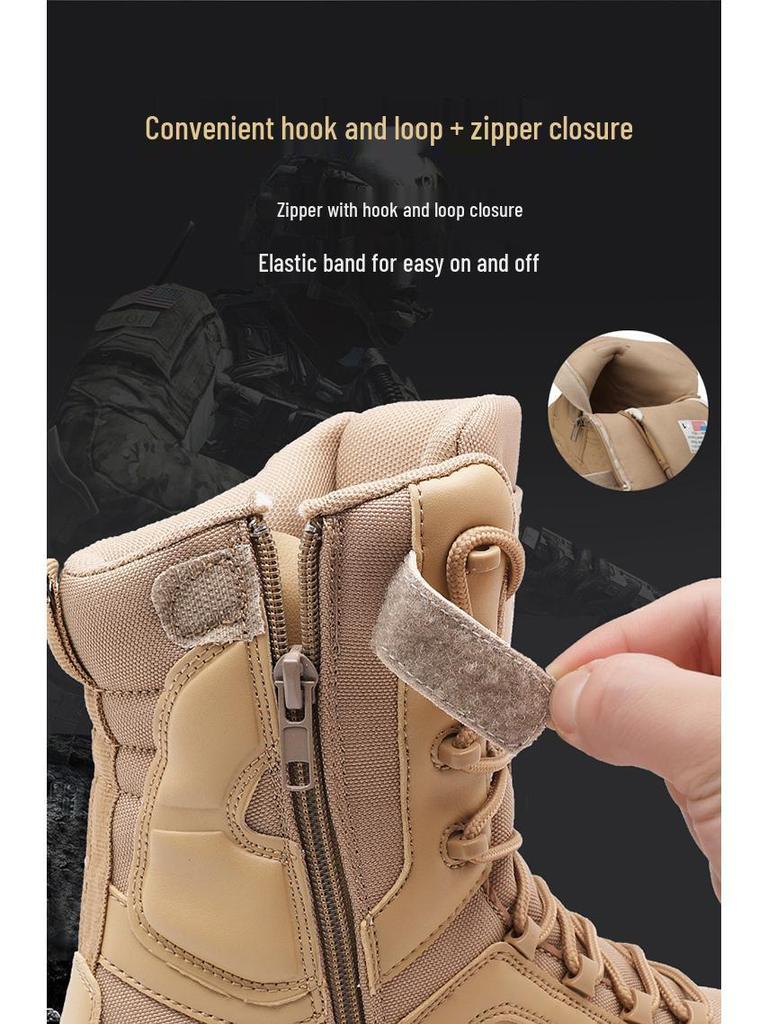 2024 Leichte rutschfeste Herren Outdoor High-Top Kampfstiefel