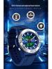 SANDA Multifunctional Outdoor Waterproof Watch with Three-Time Zone and Calendar Features for Students