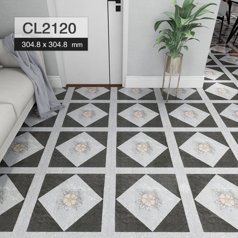 PVC Self-Adhesive Waterproof Stone Plastic Floor Sticker for Bathroom and Kitchen