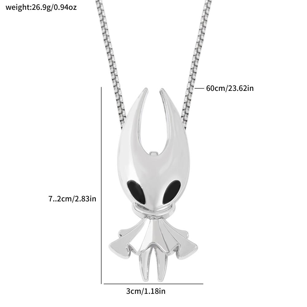 Modeschmuck-Accessoires für Gamer, Halskette im Hollow Knight-Design, beliebte Spiel-Silk Song Hip-Hop-Halsketten-Accessoires