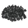 8mm Universal Car Plastic Fastener Rivets Bumper Door Panel Fender Trim Clips Retainer Screw Rivet Clamp For Nissan Honda Toyota
